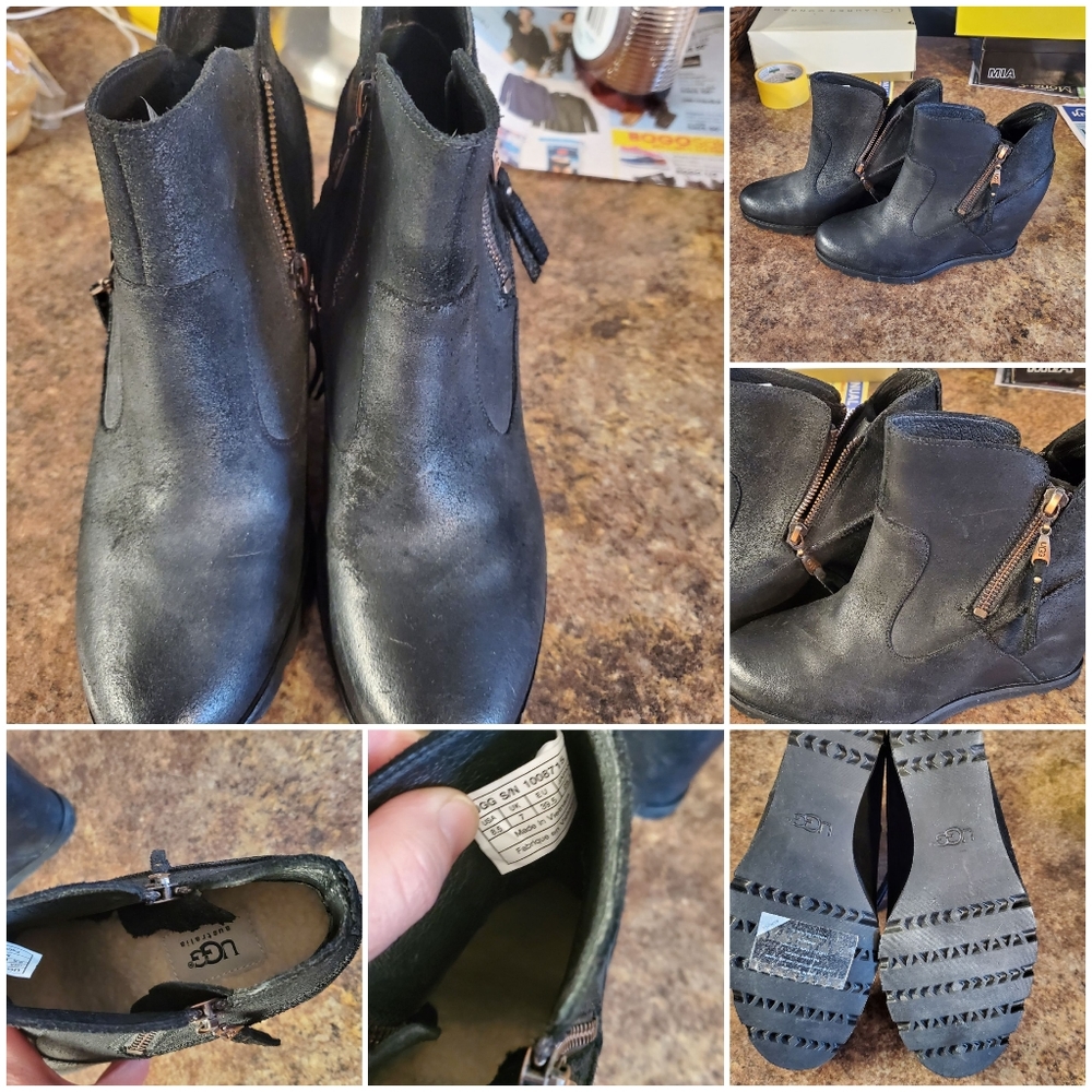 Womens UGGS Wedges never worn. Size 8.5